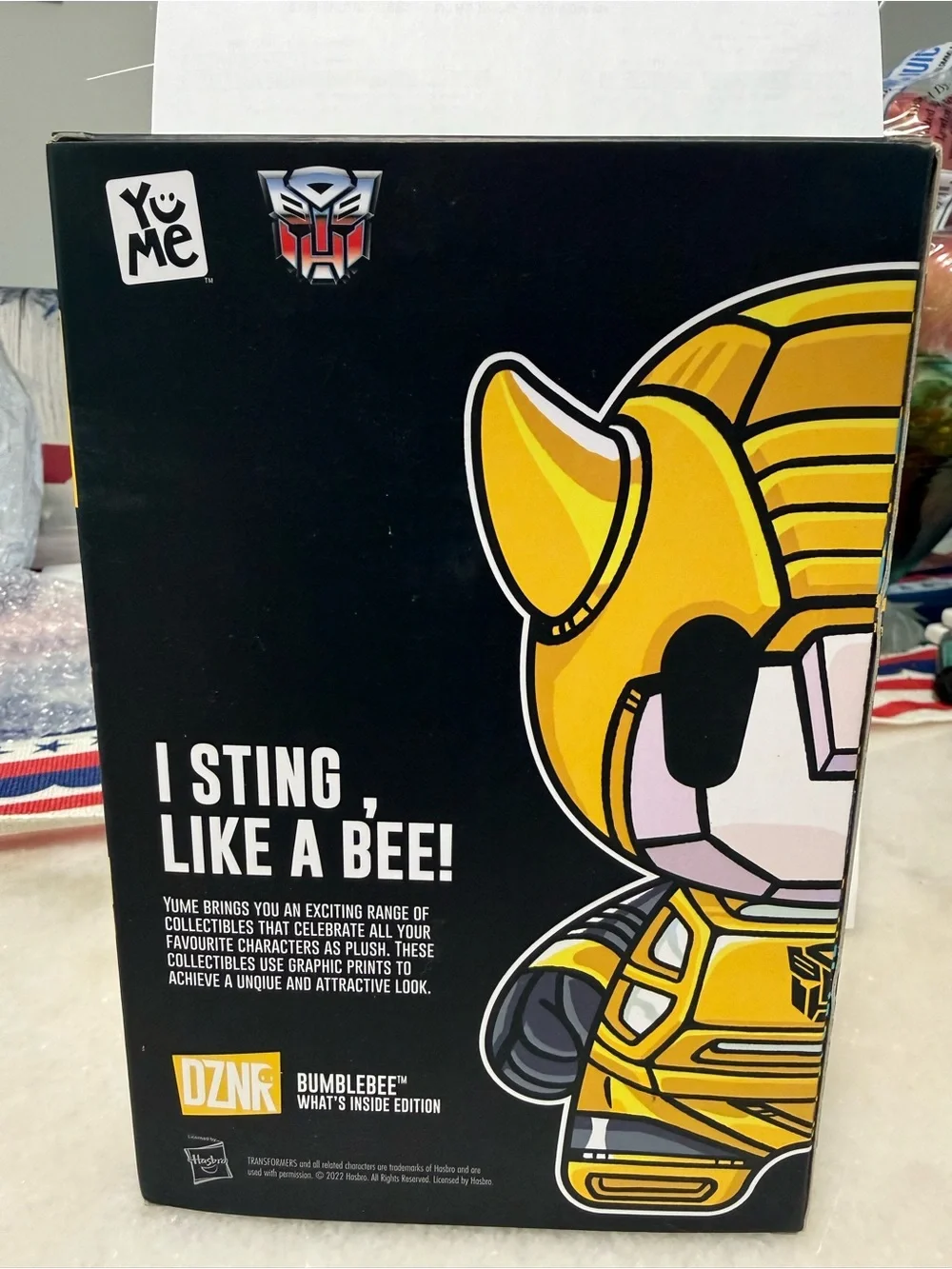 Bumblebee Yellow & Black Designer Plush Toy